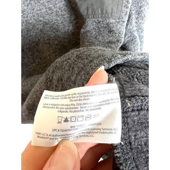 Woolrich gray pullover sweatshirt - Picture 8 of 10